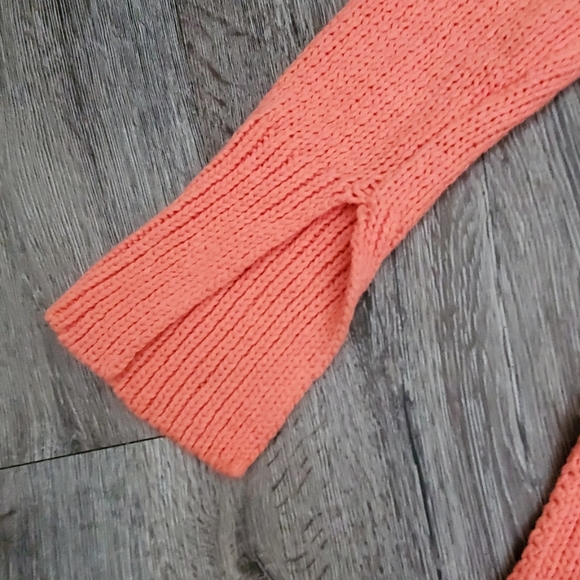 Ela Coral Color Drawstring Sweater - Picture 3 of 6